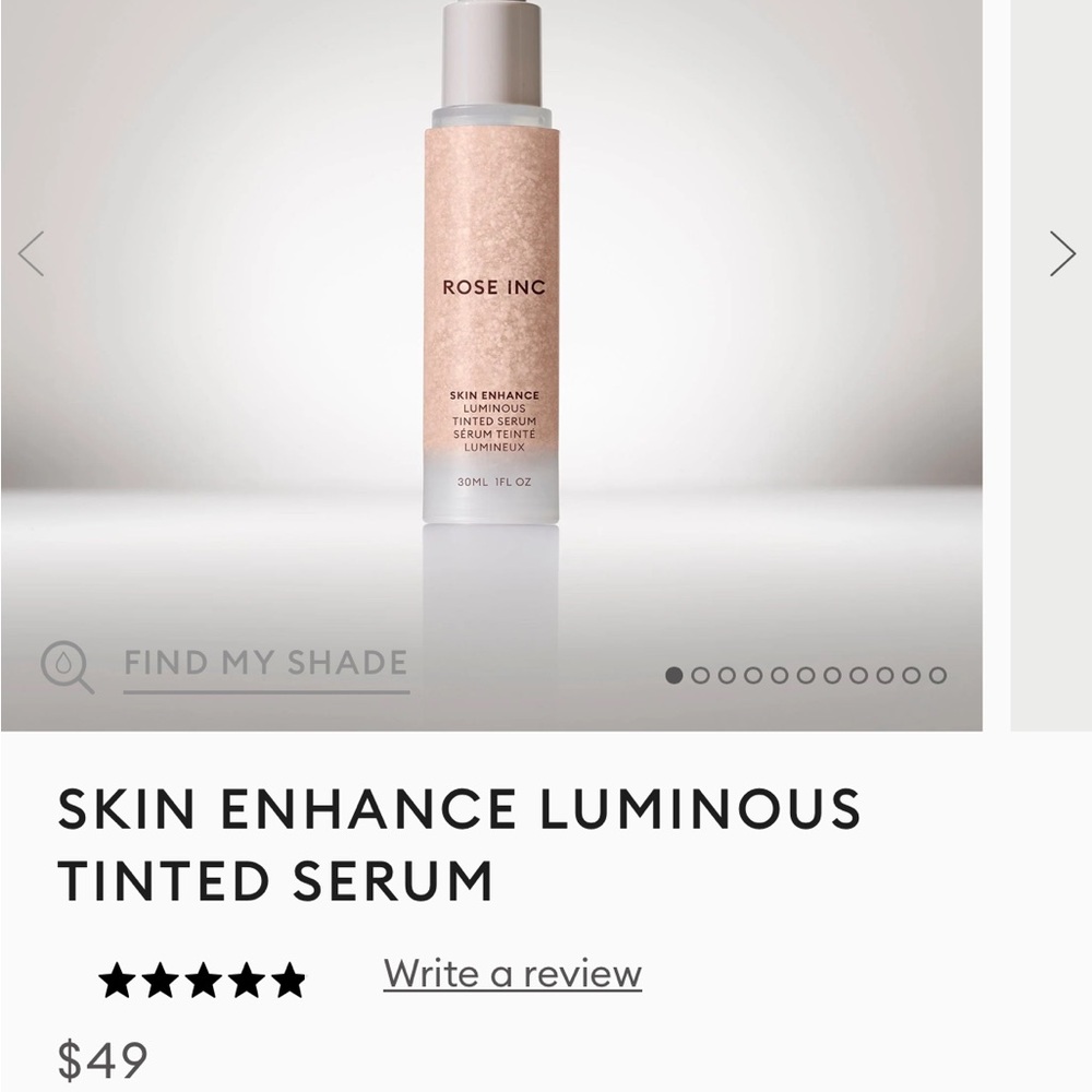 Rose inc SKIN ENHANCE LUMINOUS TINTED SERUM